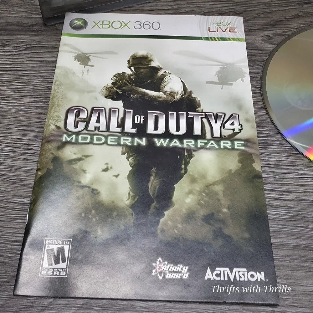 Call of Duty 4: Modern Warfare Platinum Hits (Microsoft Xbox 360, 2010) - Tested